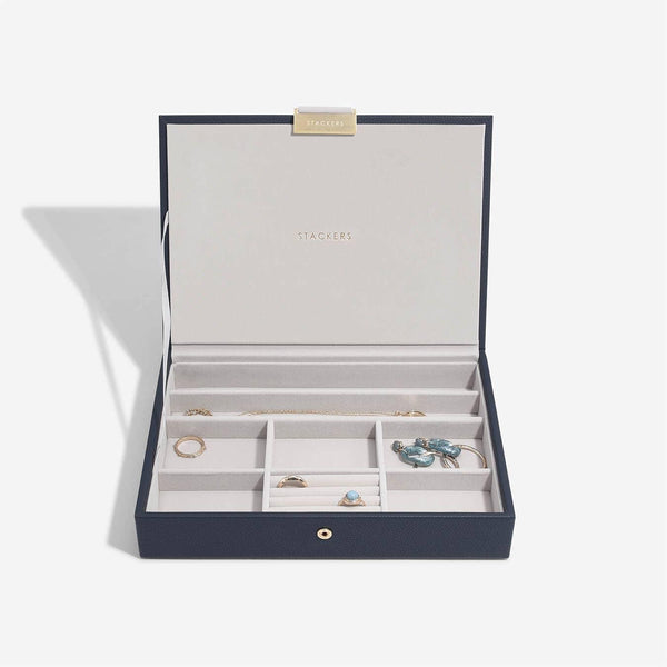 Stackers Classic `Jewellery Box - Navy