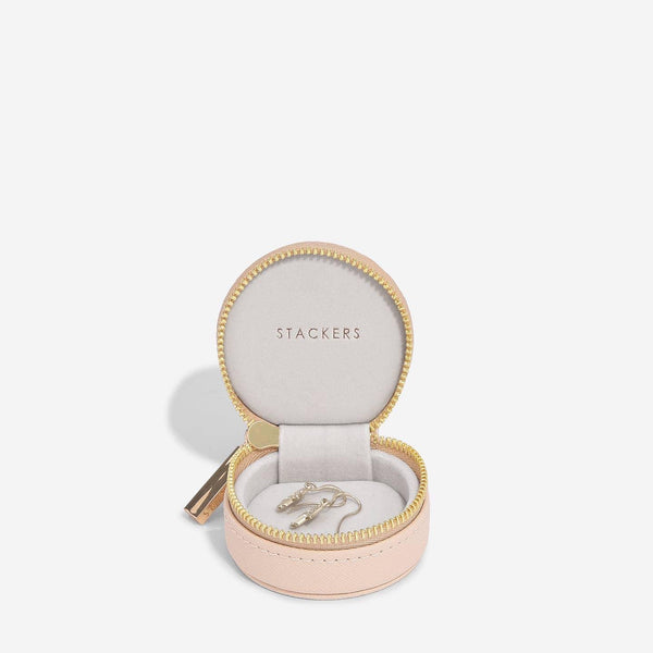 Stackers Oyster Travel Jewellery Box - Blush