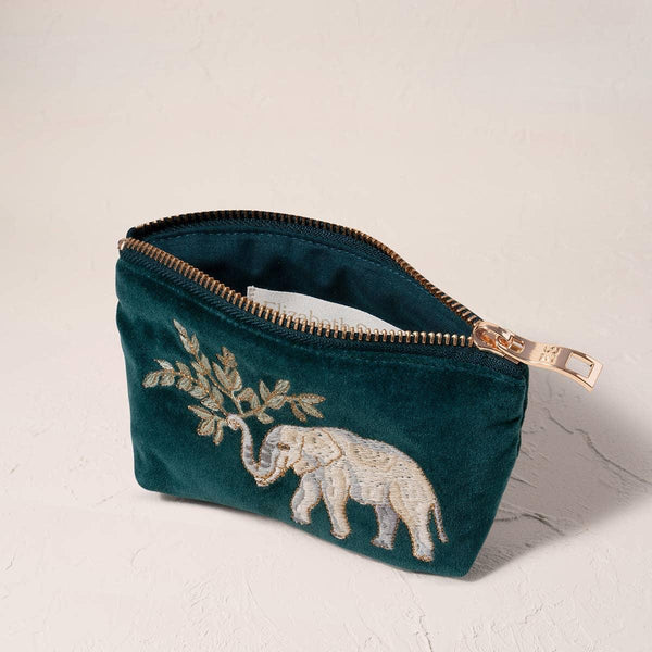 Elizabeth Scarlett Elephant herd coin purse