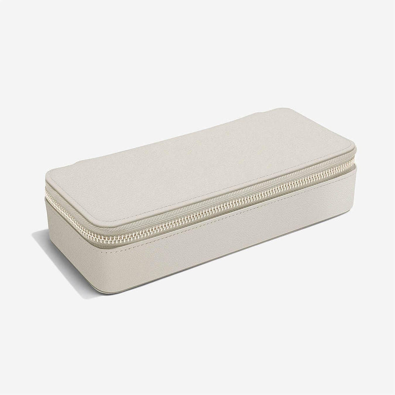 Stackers Large Zipped Travel Jewellery Box - Oatmeal