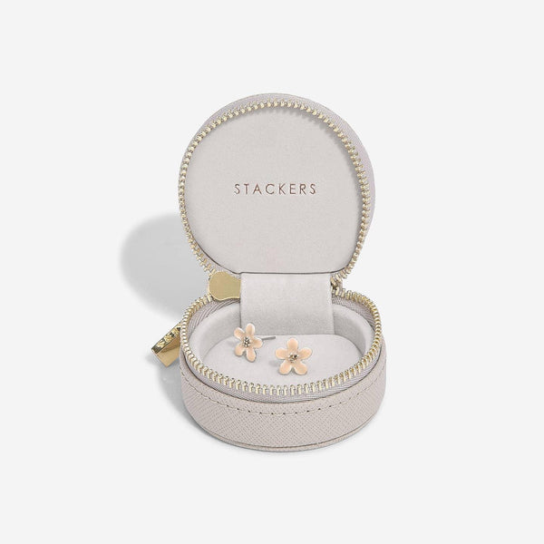 Stackers Oyster Travel Jewellery Box - Taupe