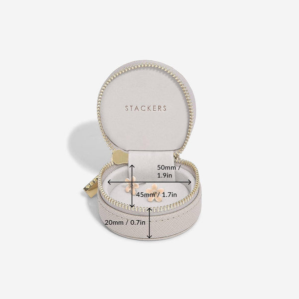 Stackers Oyster Travel Jewellery Box - Taupe