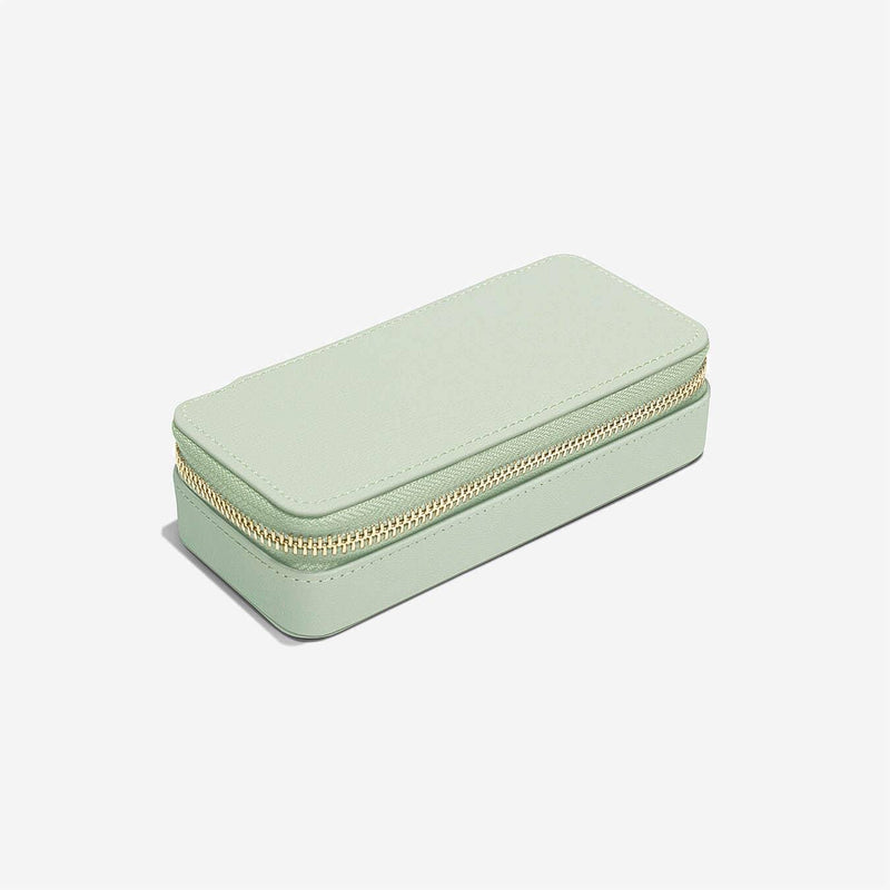 Stackers Medium Zipped Travel Jewellery Box - Sage Green